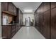Garage with lots of built-in storage cabinets at 3067 E Trigger Way, Gilbert, AZ 85297