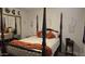 Bedroom with a unique four poster bed and relaxing decor at 3345 E University Dr # 47, Mesa, AZ 85213