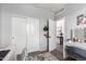 Bright bedroom with closet, ensuite vanity and neutral decor at 4580 E Gagarinite Ln, San Tan Valley, AZ 85143