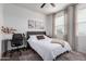 Cozy main bedroom with neutral decor, comfortable bed and natural light at 4580 E Gagarinite Ln, San Tan Valley, AZ 85143