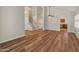 Spacious living room with wood floors and a vaulted ceiling at 4746 W Taro Dr, Glendale, AZ 85308