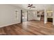 Spacious living room featuring hard wood floors at 4746 W Taro Dr, Glendale, AZ 85308