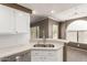 Kitchen view showcasing a stainless steel sink, modern countertops, and white cabinets at 750 E Northern E Ave # 2145, Phoenix, AZ 85020
