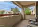 Exterior shot from patio featuring patio furniture with a view of the community at 750 E Northern E Ave # 2145, Phoenix, AZ 85020