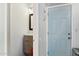 Stylish half-bathroom featuring modern fixtures, a vanity, and a mirror at 1126 W Elliot Rd # 1066, Chandler, AZ 85224