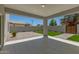 Beautiful, open patio space with sleek tiling and garden views, perfect for outdoor living at 1131 E Bishop Dr, Tempe, AZ 85282