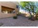 Exterior view of condo with a charming patio that enhances the outdoor living space at 13805 N Hamilton Dr # H102, Fountain Hills, AZ 85268