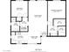 Floor plan showing layout of the 1-bedroom, 1-bath home at 13805 N Hamilton Dr # H102, Fountain Hills, AZ 85268