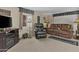 Relaxing living room with comfortable leather seating and natural light at 1707 S 72Nd St, Mesa, AZ 85209
