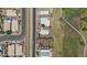 Aerial shot of a home in a well-planned community near a golf course at 1707 S 72Nd St, Mesa, AZ 85209
