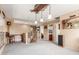 Upstairs landing showcasing custom lighting and access to other rooms at 22022 W Moonlight Path, Buckeye, AZ 85326