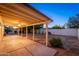 Spacious backyard with a covered patio, perfect for entertaining at 3624 E Hearn Rd, Phoenix, AZ 85032