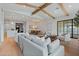Open living space with hardwood floors combines living, dining and kitchen at 4107 E Edgemont Ave, Phoenix, AZ 85008