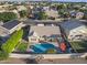 Expansive property with a sparkling pool and outdoor entertaining spaces at 418 W Sagebrush St, Gilbert, AZ 85233