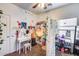 Charming bedroom with a vanity, ample storage, and decor at 6328 W Fawn Dr, Laveen, AZ 85339