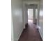 Hallway with carpet leading to bedrooms and other living spaces at 6908 S 8Th Dr, Phoenix, AZ 85041