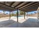 A covered patio overlooking the refreshing backyard pool at 7231 W Sierra Vista Dr, Glendale, AZ 85303