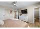 The main bedroom features a TV and access to the bathroom at 782 W Gail Dr, Chandler, AZ 85225
