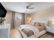 Well-lit bedroom with soft, neutral tones and a ceiling fan at 782 W Gail Dr, Chandler, AZ 85225