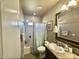 Well-lit bathroom with a shower and tub combination, a vanity with a sink, and neutral decor at 8865 E Baseline Rd # 614, Mesa, AZ 85209