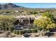 Aerial view of a property showing the backyard, pool, and surrounding desert landscape at 10822 E Prospect Point Dr, Scottsdale, AZ 85262