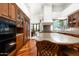 Gourmet kitchen features custom cabinets, granite countertops, and stainless appliances at 10822 E Prospect Point Dr, Scottsdale, AZ 85262