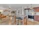 Open kitchen with stainless steel appliances and breakfast bar at 1241 E Medlock Dr # 112, Phoenix, AZ 85014