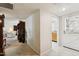 Inviting hallway featuring neutral tones and easy access to living spaces, adding to the home's open feel at 12726 W Copperstone Dr, Sun City West, AZ 85375