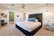 Stylish bedroom with modern finishes and ensuite bath at 1911 E Claremont St, Phoenix, AZ 85016