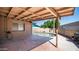 Covered patio with painted concrete and a view of the private pool and backyard area at 2337 E Riviera Dr, Tempe, AZ 85282