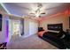 Comfortable bedroom with neutral colors and a ceiling fan at 2886 E Hazeltine Way, Chandler, AZ 85249