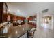 Expansive kitchen featuring a large island, stainless steel appliances, and ample cabinet space, perfect for culinary enthusiasts at 2886 E Hazeltine Way, Chandler, AZ 85249