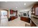 Spacious kitchen offers generous countertops and cabinetry with an open concept design leading to other living spaces at 2886 E Hazeltine Way, Chandler, AZ 85249