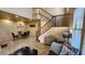 Elegant foyer with a staircase, leading to the open living and dining areas at 29740 N 121St Ave, Peoria, AZ 85383