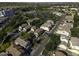 An aerial shot offering peaceful suburban living with verdant trees and lush lawns adding to the appeal of the homes at 3065 E Tamarisk St, Gilbert, AZ 85296