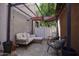 Relaxing covered patio with comfortable seating and shade at 3065 E Tamarisk St, Gilbert, AZ 85296