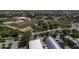 Aerial view featuring the neighborhood farm area, park, and residential community at 3065 E Tamarisk St, Gilbert, AZ 85296