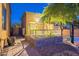 The backyard with a lovely greenhouse for plants and vegetables in a garden at 3118 W Glenhaven Dr, Phoenix, AZ 85045