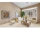 Bright living room with neutral palette and lots of natural light at 3544 N Paseo Del Sol --, Mesa, AZ 85207