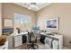 Bright home office with a large desk, lots of light, and room to work at 3544 N Paseo Del Sol --, Mesa, AZ 85207