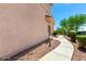 Exterior view of the home and sidewalk at 42424 N Gavilan Peak Pkwy # 24206, Anthem, AZ 85086