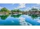 Beautiful pond with walking trails and gazebo in community at 42424 N Gavilan Peak Pkwy # 24206, Anthem, AZ 85086
