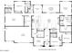 Floorplan depicting the layout of the home, highlighting the kitchen, living area, and outdoor spaces at 5919 E Corrine Dr, Scottsdale, AZ 85254