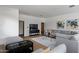 Spacious living room featuring stylish decor, comfortable seating, and hardwood floors at 6648 E Horseshoe Rd, Paradise Valley, AZ 85253