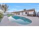 Backyard with refreshing private pool, covered patio, and spacious deck at 753 W Pampa Ave, Mesa, AZ 85210