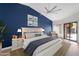 Serene bedroom with a large bed, stylish decor, and a peaceful atmosphere at 7565 N Vía De La Siesta --, Scottsdale, AZ 85258
