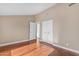 Spacious bedroom features hardwood floors and closet space at 7835 E Glenrosa Ave # 13, Scottsdale, AZ 85251