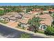 Aerial view of the property with terra cotta colored roof tiles at 8136 E Cortez Dr, Scottsdale, AZ 85260