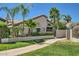 Well-manicured lawn and shrubbery leading to the exterior of the home at 8136 E Cortez Dr, Scottsdale, AZ 85260