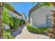Beautiful walkway between homes with mature desert landscaping at 8136 E Cortez Dr, Scottsdale, AZ 85260